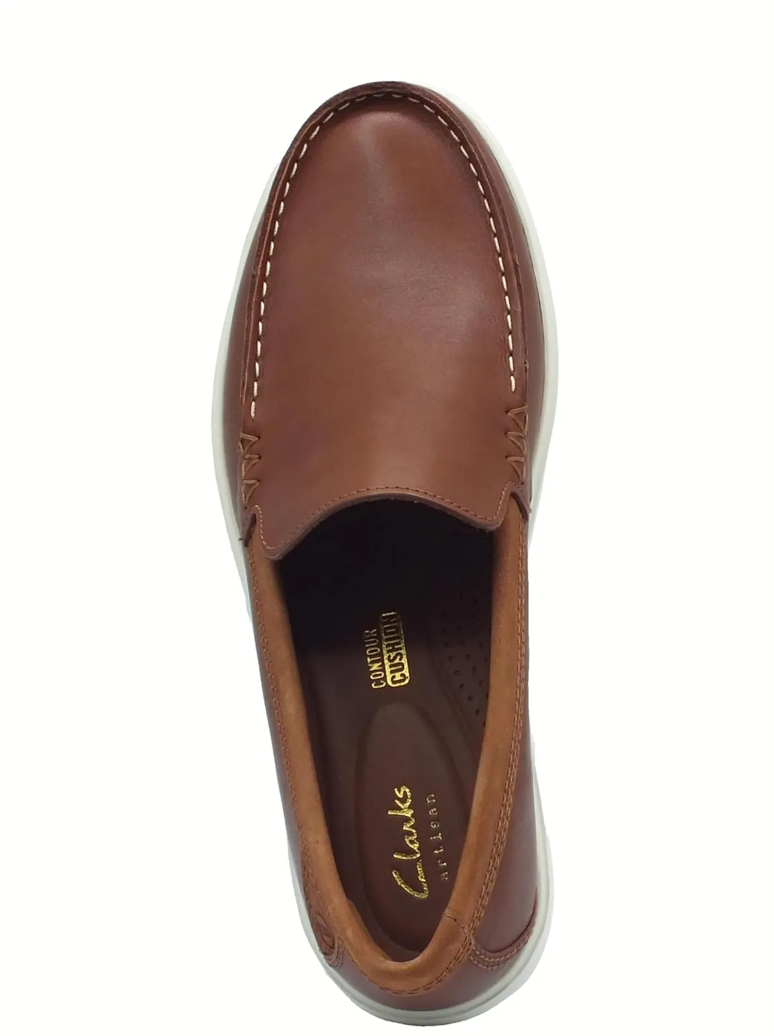 Clarks Men's Bratton Loafer, Dark Tan, 9 Men