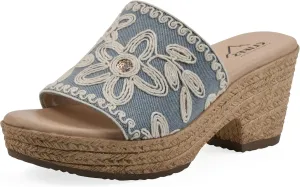 CLIFFS BY WHITE MOUNTAIN Women's Biancia Platform Slide Sandal