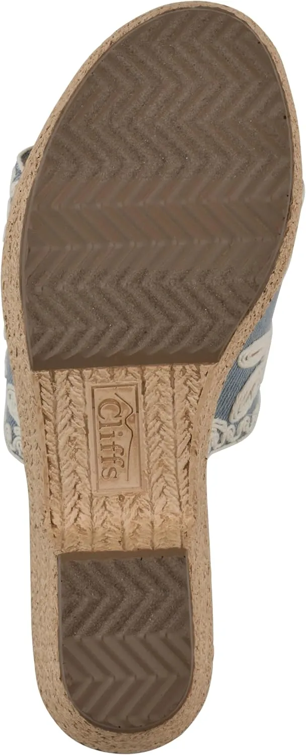 CLIFFS BY WHITE MOUNTAIN Women's Biancia Platform Slide Sandal
