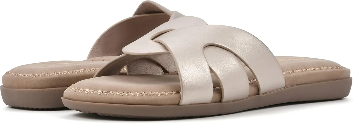 CLIFFS BY WHITE MOUNTAIN Women's Fortunate Woven Slide Sandal
