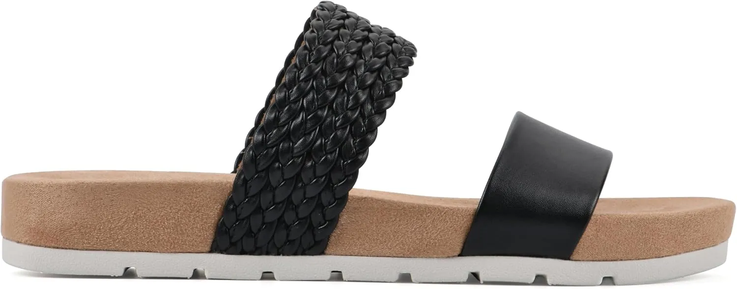 CLIFFS BY WHITE MOUNTAIN Women's Tactful Slide Sandal