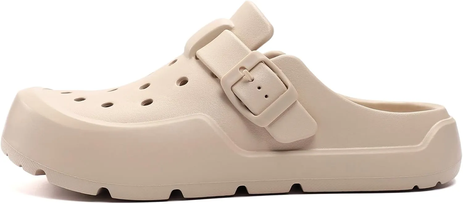 Clogs for Women Slide Sandals Comfortable Ease of Slip-On Clogs with Arch Support Slip Resistant Clog Sandals Recovery Pillow Slides