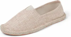 Closed Toe Canvas Slip on Flat Espadrilles Loafers for Men and Women