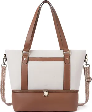 CLUCI Weekender Bag for Women Travel Leather Duffel Bag Carry on Overnight Bag