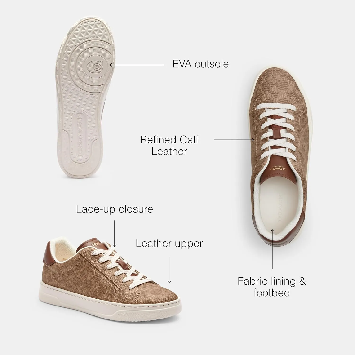 COACH Women's High Line Sneaker