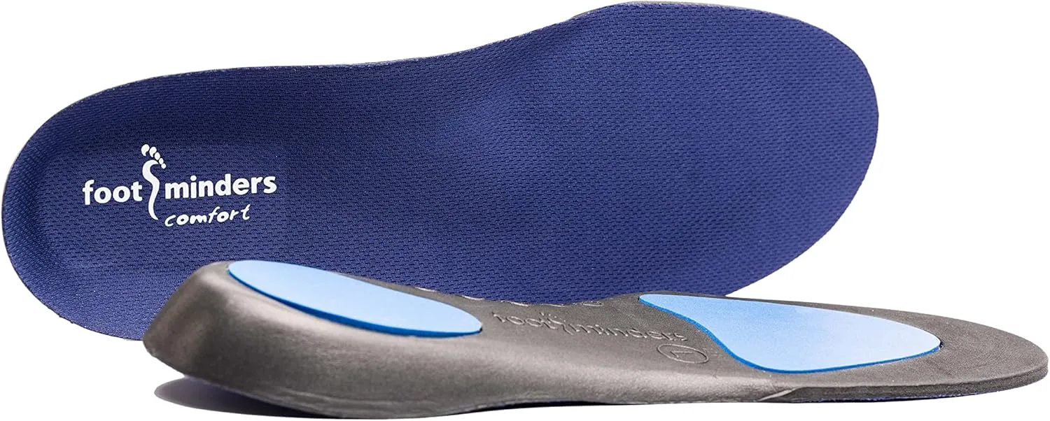 Comfort Orthotic Arch Support Insoles for Sport Shoes and Work Boots (Pair) (Large: Men 9½ -11 Women 10½ - 12) - Relieve Foot Pain Due to Flat Feet and Plantar Fasciitis