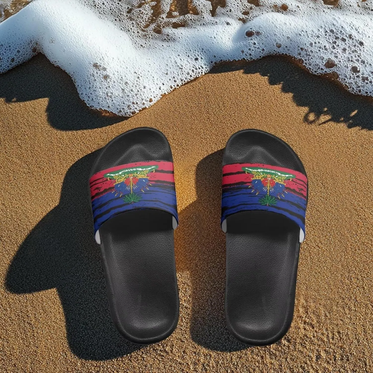 Comfortable Cushion House Slippers for Women, Indoor Outdoor EVA Foam Foot Shower Shoes with Non-Slip Arch Support