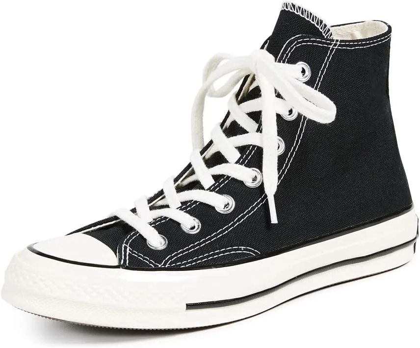 Converse All Star '70s High Top Unisex Sneakers, Black, 13 US Women/11 US Men