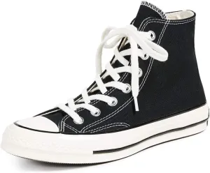Converse All Star '70s High Top Unisex Sneakers, Black, 13 US Women/11 US Men