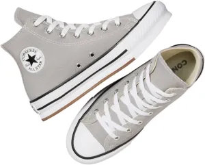 Converse Chuck Taylor All Star EVA Lift Canvas Big Kids High Top Sneaker (Totally Neutral/White/Black, US Footwear Size System, Big Kid, Women, Numeric, Medium, 6.5)