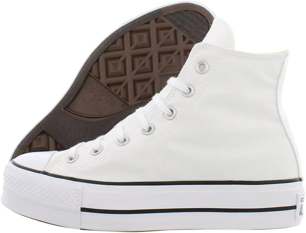 Converse Chuck Taylor All Star High-Top Platform Sneaker Optical White 8 B (M)