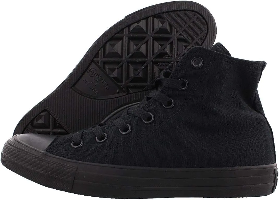 Converse Chuck Taylor All Star High Top Sneaker, Black (Monochrome), Size 5.5