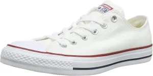 Converse Mens Chuck Taylor All Star Low Top Sneaker Optical White 8 M