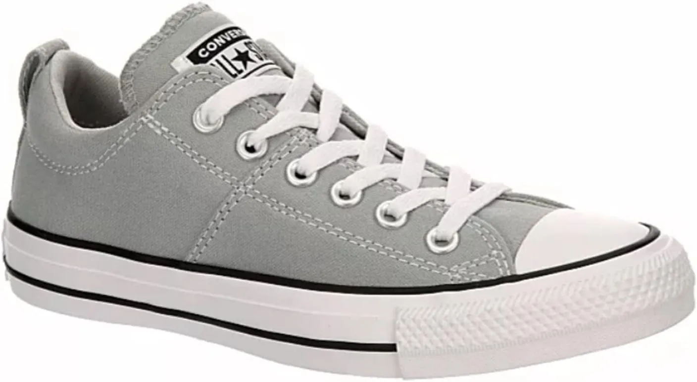Converse Unisex Chuck Taylor All Star MidHigh Lace Up Style Sneaker - Madison Ox - Ash Stone/White/Black 7