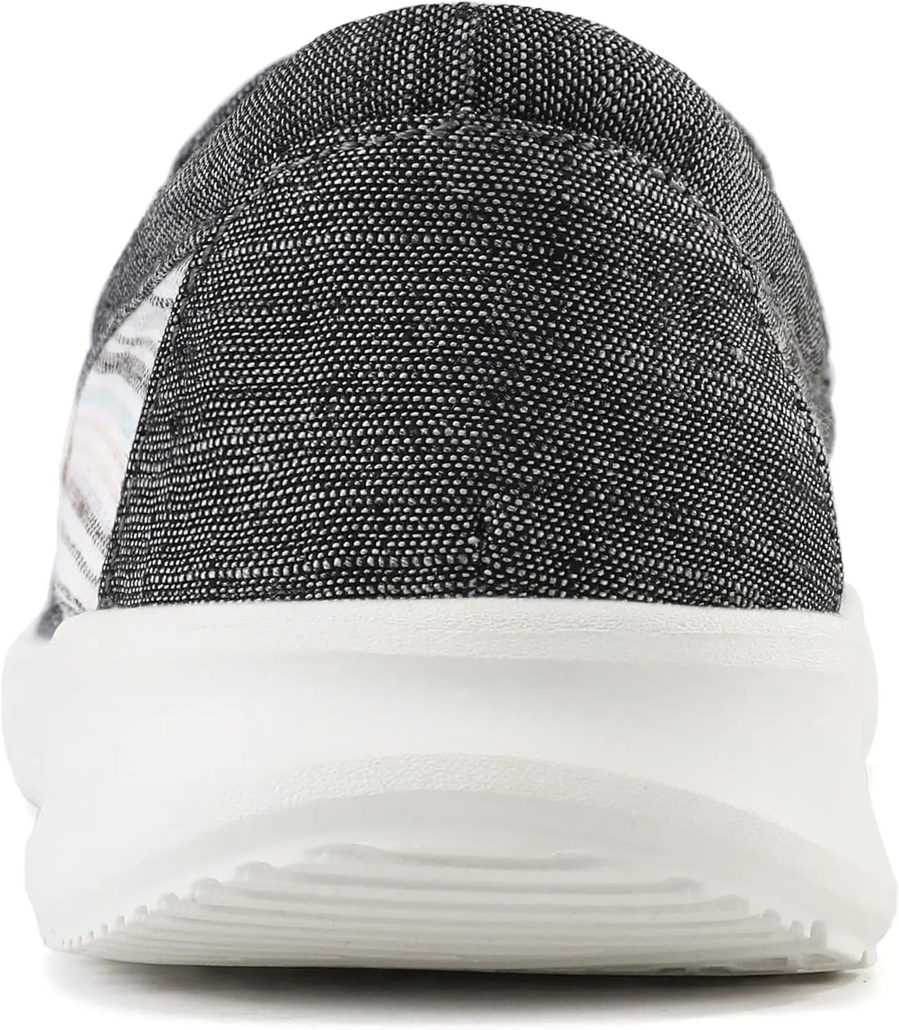 COOJOY Women's Casual Lightweight Stretch Boat Canvas Slip on Shoes Breathable