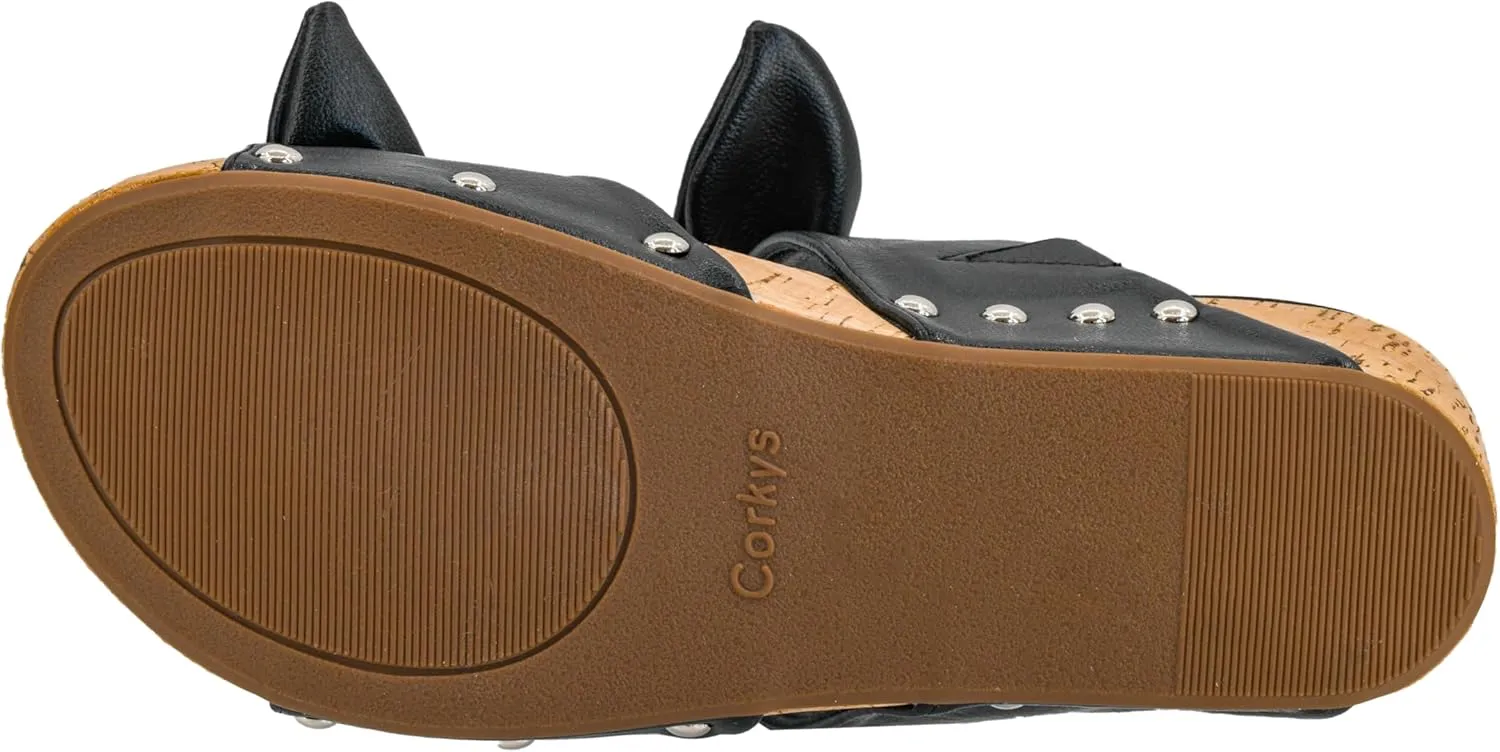 Corkys Footwear Women's Sittin Pretty Wedge Sandal - 2 Inch Cushioned Wedge, Slip On Closure for Comfort & Style, Perfect for Casual & Dressy Outfits, All Day Wear