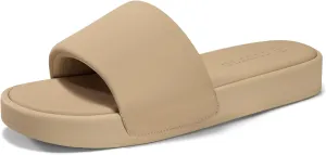 Coutgo Womens Platform Slide Sandals Comfortable Open Toe Slippers Slip On Summer Beach Shoes