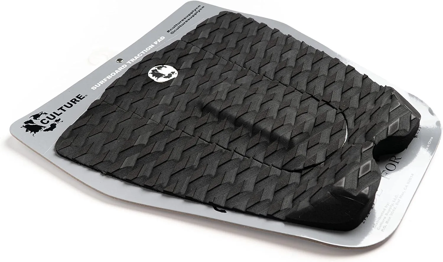 Culture Supply 3-Piece Traction Pad | Diamond Grip | 3M Adhesive | 40mm Tail Kick