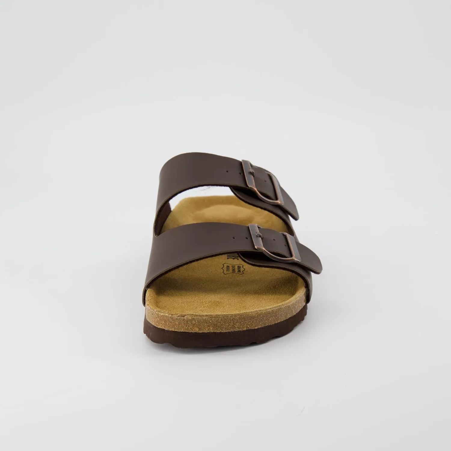 CUSHIONAIRE Men's Lane Cork Footbed Sandal with  Comfort, Arch Support, Adjustable Straps - Comfortable Slide Sandals for Walking, Casual Summer Footwear