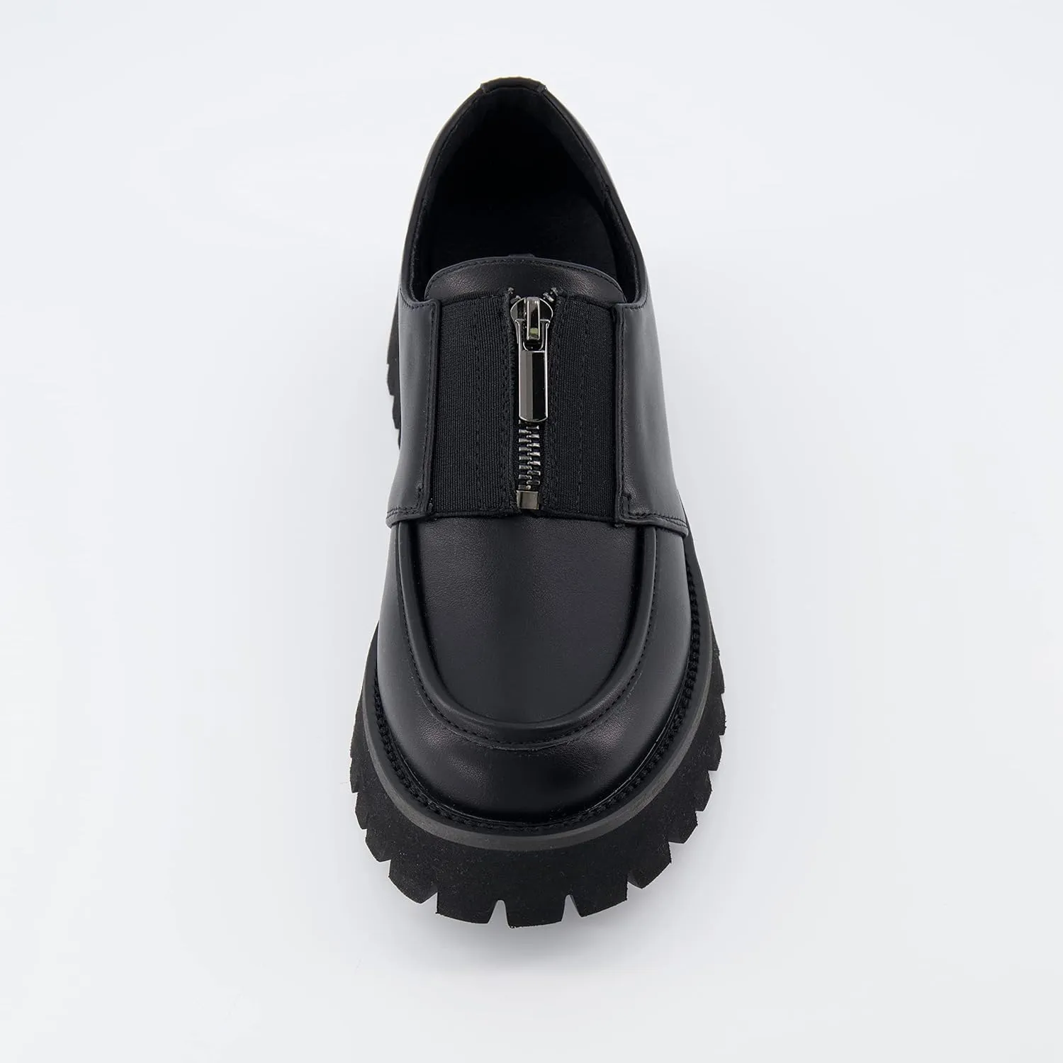 CUSHIONAIRE Women's Dario Zipper Slip on Loafer  Memory Foam