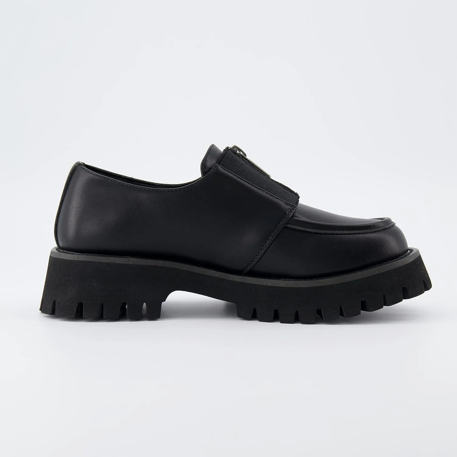 CUSHIONAIRE Women's Dario Zipper Slip on Loafer  Memory Foam