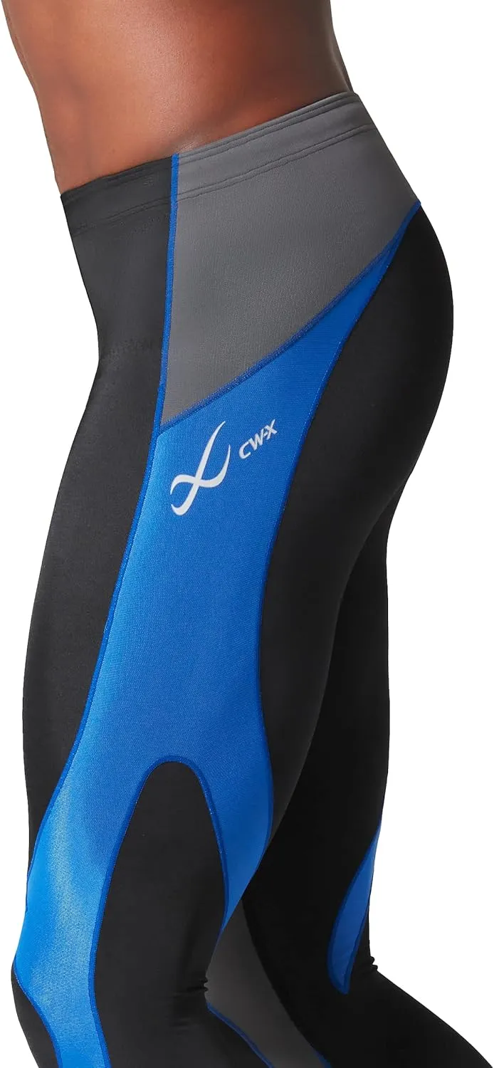 CW-X Men's Stabilyx Joint Support Compression Sports Tights, Pants for Running and Recovery