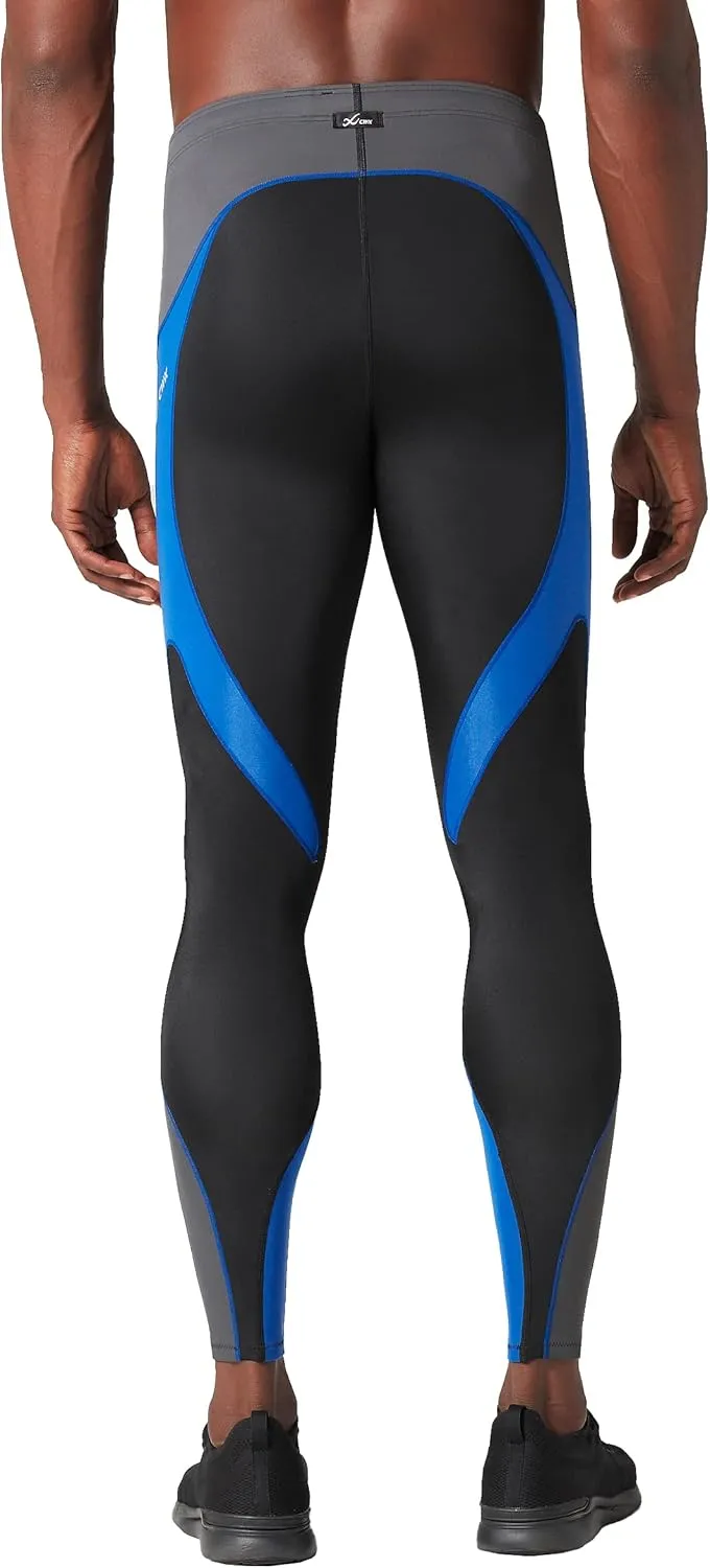 CW-X Men's Stabilyx Joint Support Compression Sports Tights, Pants for Running and Recovery