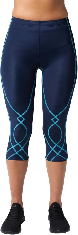 CW-X Women's Stabilyx Joint Support 3/4 Capri Compression Tight, Leggings for Running and Recovery