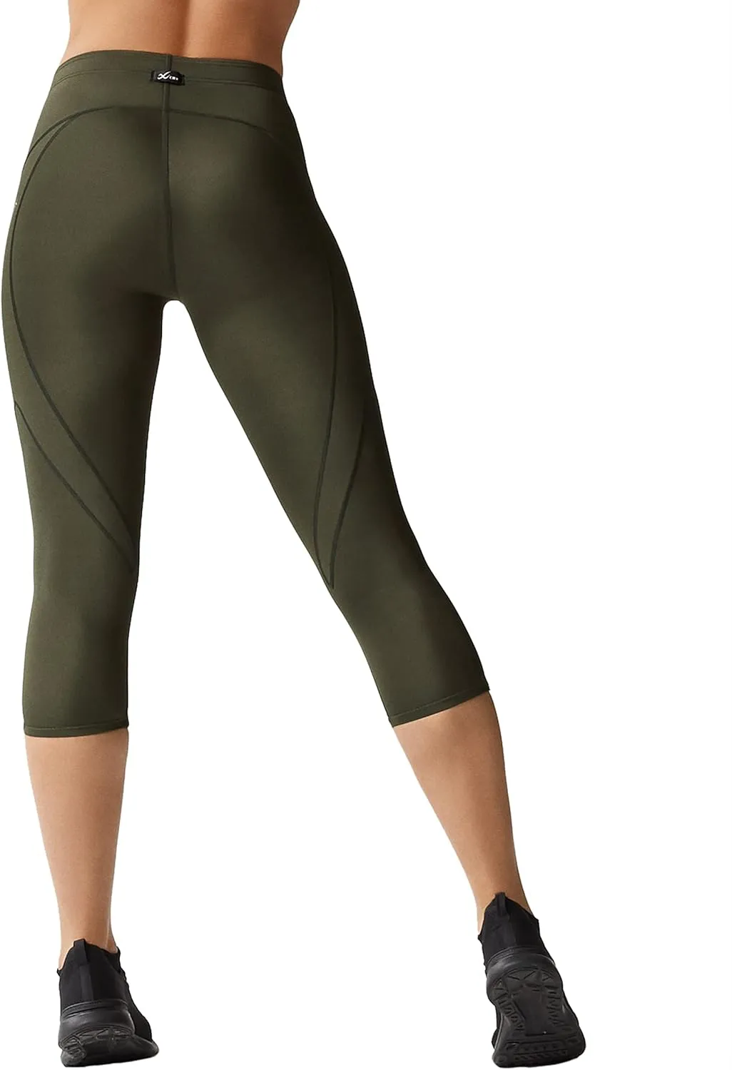 CW-X Women's Stabilyx Joint Support 3/4 Capri Compression Tight Pants