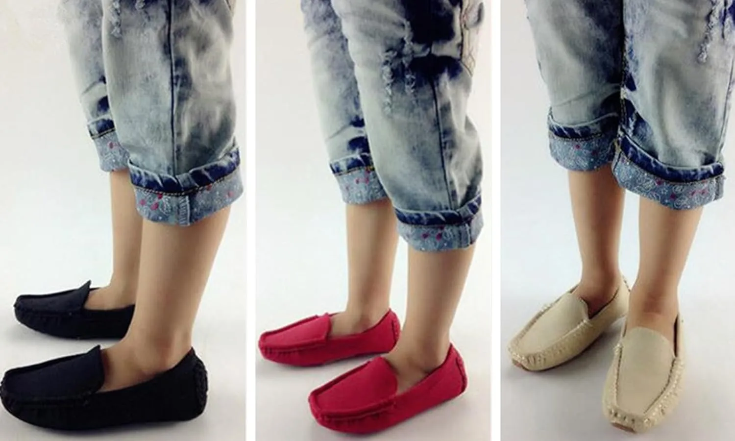DADAWEN Toddler Little Kid Boys Girls Soft Suede Leather Slip On Penny Loafer Dress Shoes Moccasin Flat Boat Shoes Wedding Church Oxford