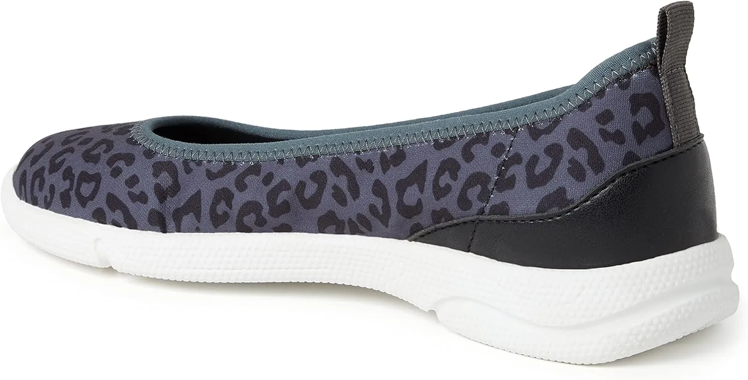 Dearfoams Women's Original Comfort Lightweight Slip-on Mia Ballet Flat