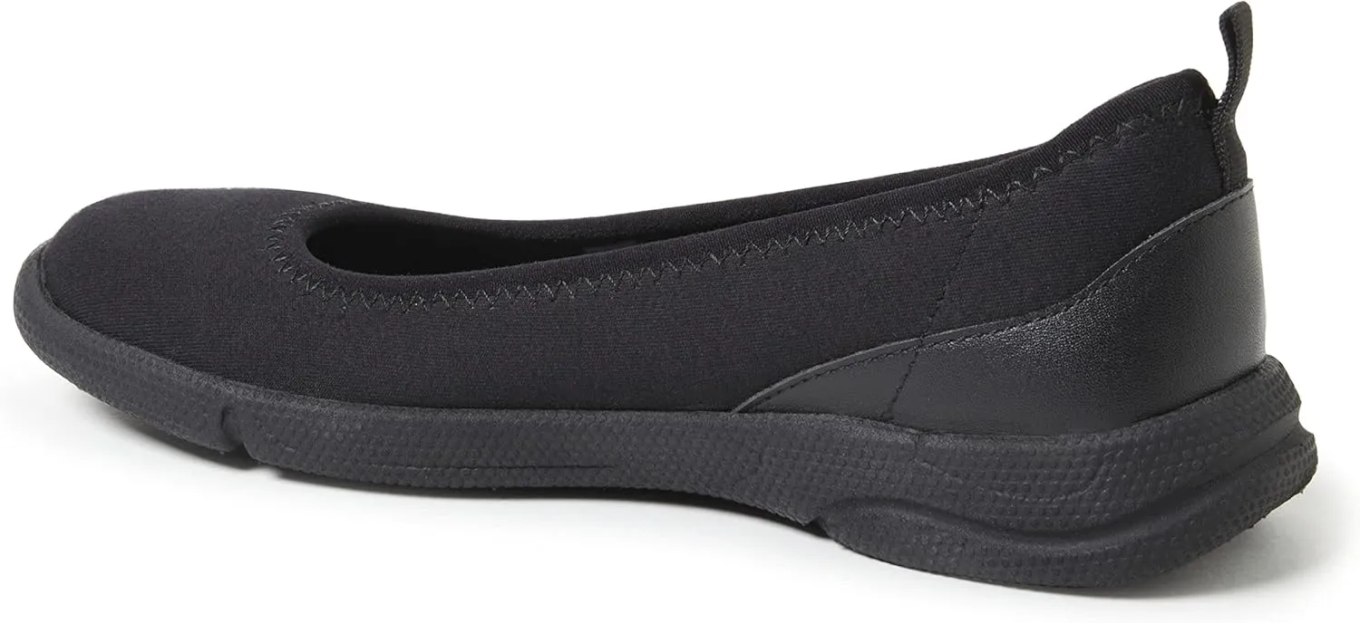 Dearfoams Women's Original Comfort Lightweight Slip-on Mia Ballet Flat