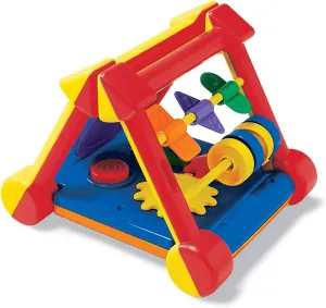 Discovery Toys Try-Angle 5-in-1 Baby Activity Center| Foldable, Portable Toddler Toy | Kid-Powered Learning | STEM Toy Early Childhood Development 6 Months and Up