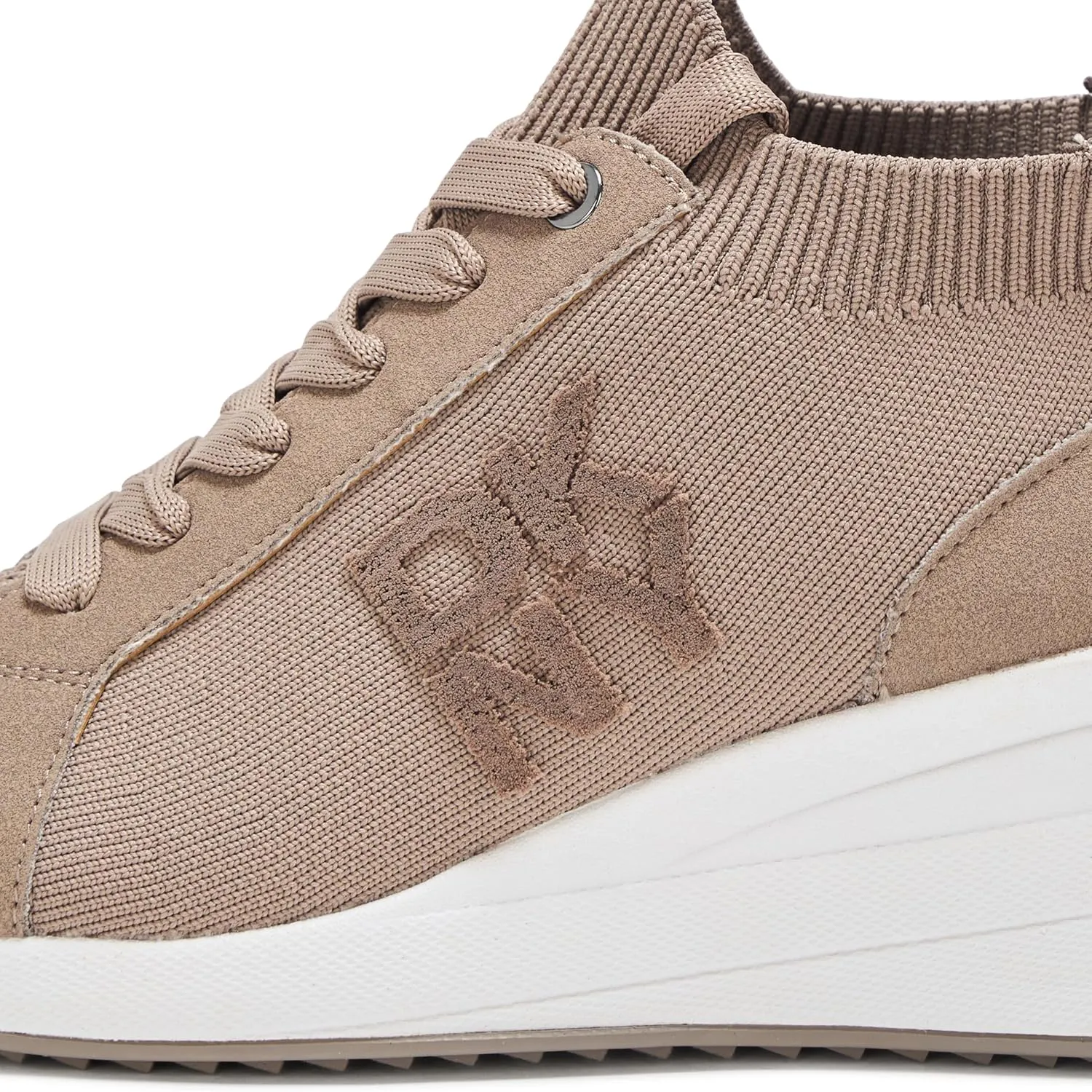 DKNY Women's Kasia Everyday Lace Up Wedge Sneaker