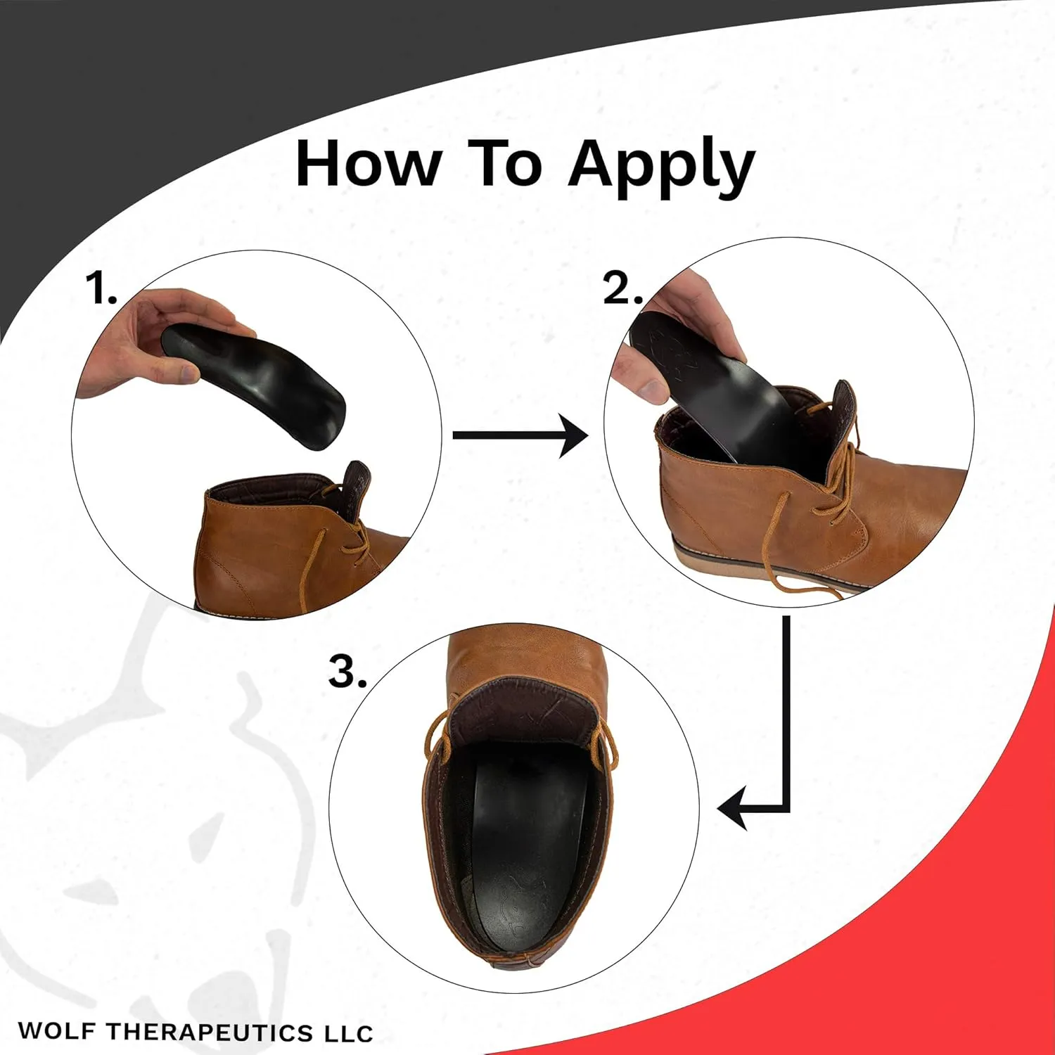 Dr. Wolf Arch Support Orthotic Inserts: Doctor Developed Plantar Fasciitis Insoles for Men, Arch Support Insoles for Women, Heel Pain and Foot Arch Supports (Wide - Men's 11, Women's 12)
