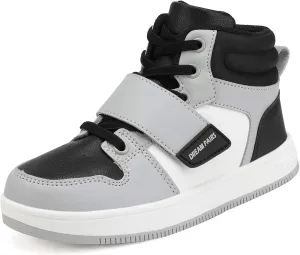 DREAM PAIRS Boys Girls High Top Sneaker LilLegends Skyhigh Basketball Shoes