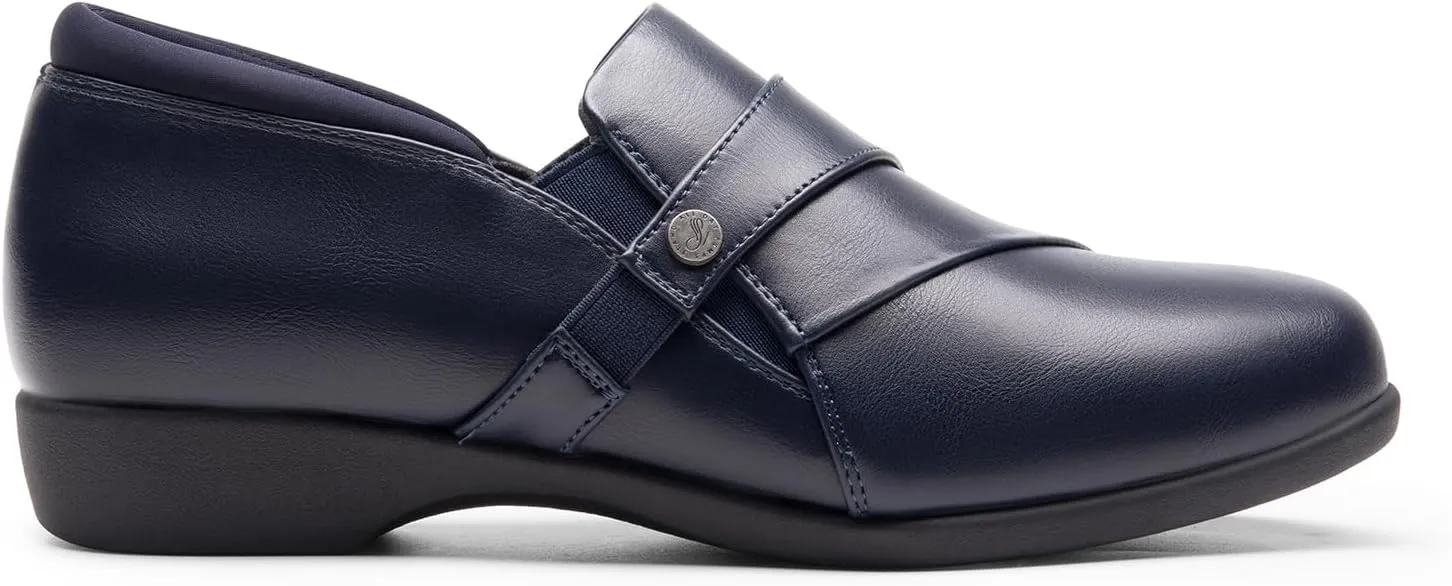 DREAM PAIRS Loafer for Women Slip-on Comfortable Dressy Loafers Business Casual Work Office Loafer Shoes Faux Leather Round Toe with Arch Support