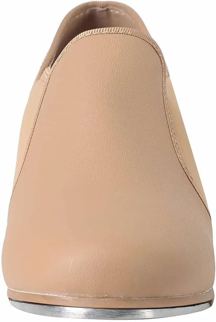 Dynadans Manmade Leather Slip On Tap Shoe Dance Shoes for Women and Men's Dance Shoes