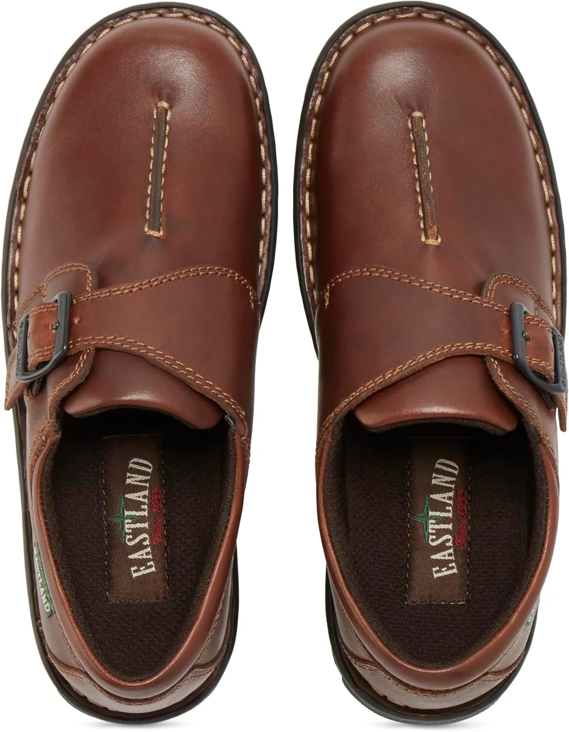 Eastland Womens Syracuse Slip-On Loafer, Brown Leather, 6