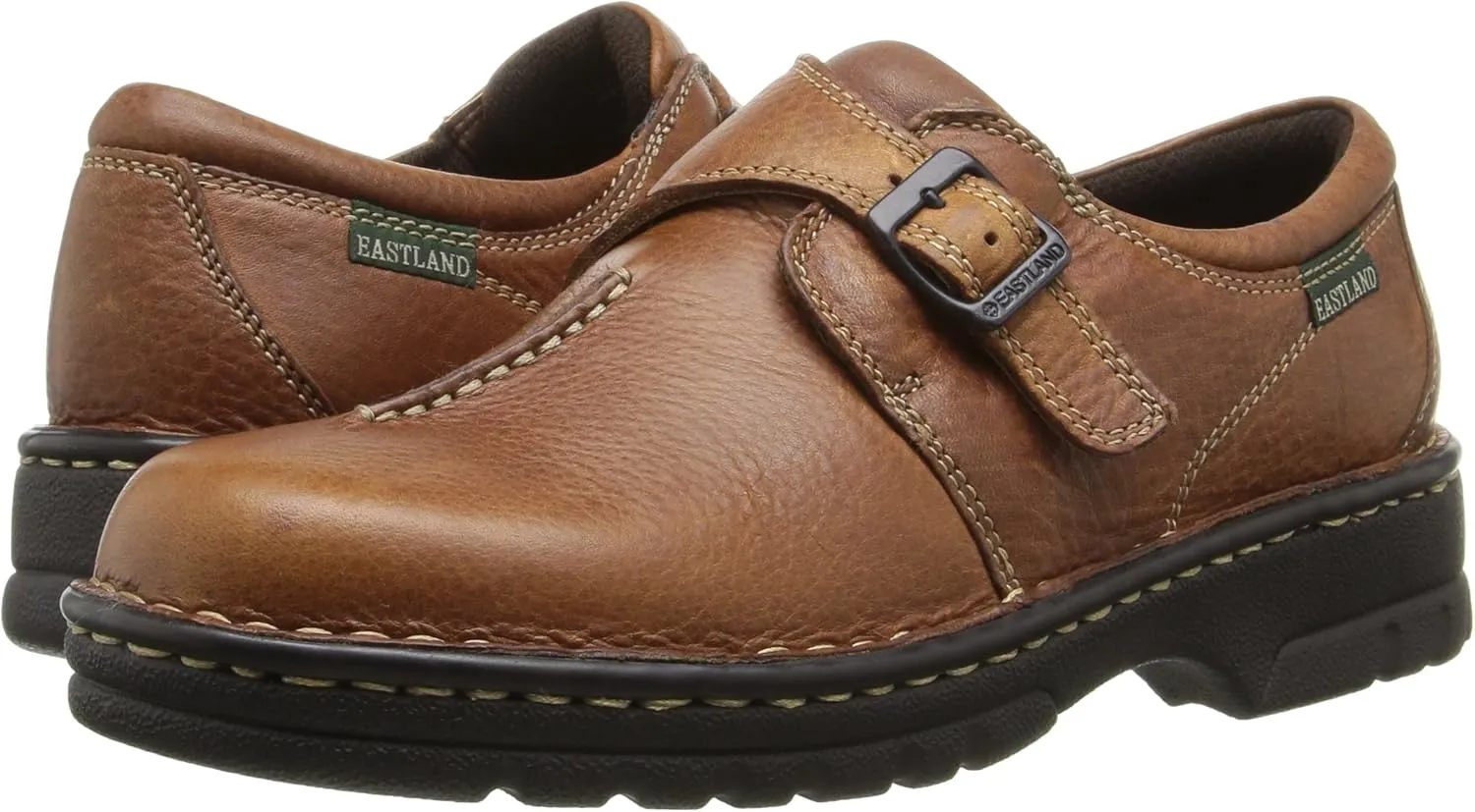 Eastland Womens Syracuse Slip-On Loafer, Brown Leather, 6