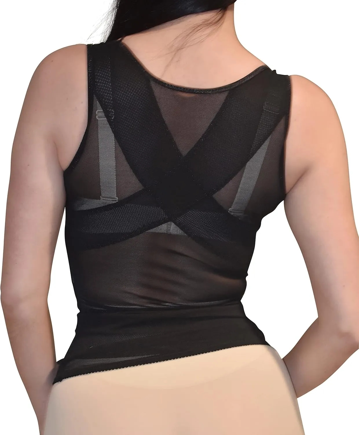 ENVY BODY SHOP Women's Camisole Open Bust Tummy Control, Back Support Shapewear, Tank Top or Pants, Shaping Compression