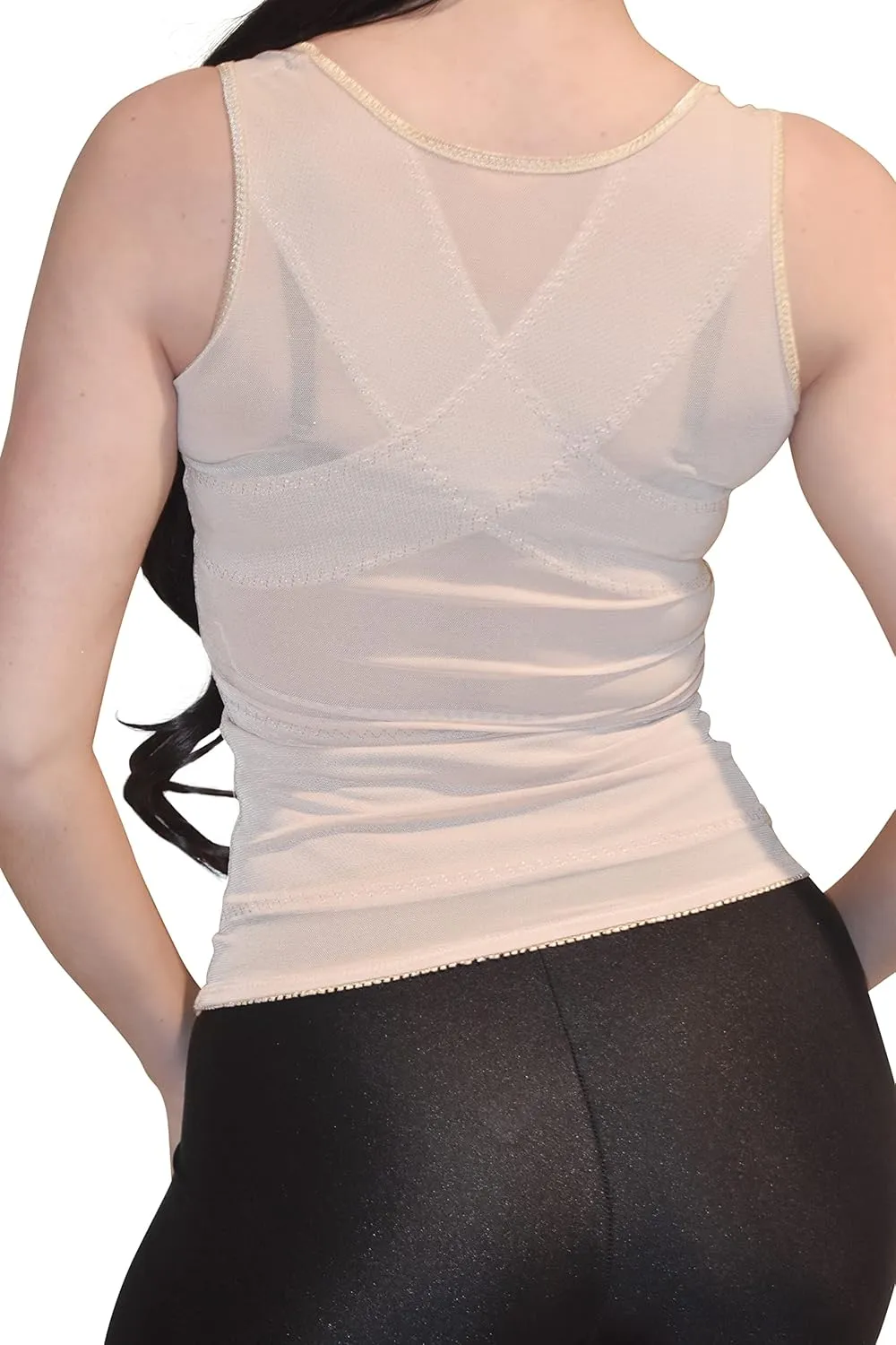 ENVY BODY SHOP Women's Camisole Open Bust Tummy Control, Back Support Shapewear, Tank Top or Pants, Shaping Compression
