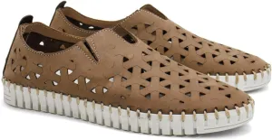 Eric Michael Womens European Casual Light Weight Slip On Flat
