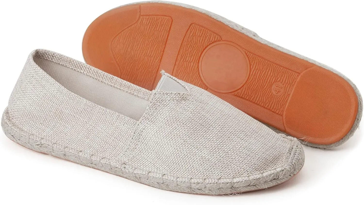 Espadrilles for Men with Flat Slip-on Fashion Casual Classic Canvas