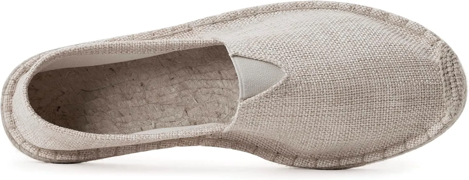 Espadrilles for Men with Flat Slip-on Fashion Casual Classic Canvas