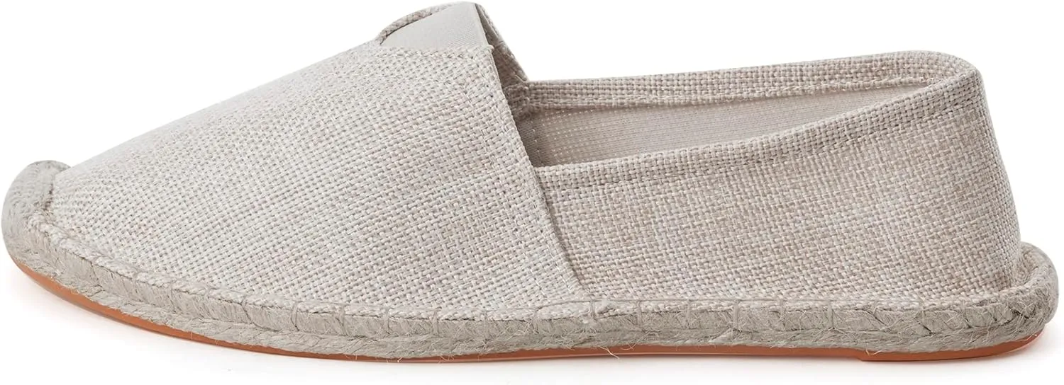 Espadrilles for Men with Flat Slip-on Fashion Casual Classic Canvas