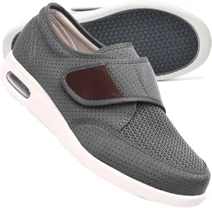 Extra Large Men's Slip-On Trainers - Breathable Casual Loafers for Running, Gym, and Walking - Lightweight Non-Slip Sneakers