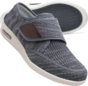 Extra Large Men's Slip-On Trainers - Breathable Casual Loafers for Running, Gym, and Walking - Lightweight Non-Slip Sneakers