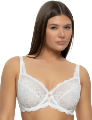 Felina - Paramour Peridot Lace Full Coverage Unlined Bra for Women