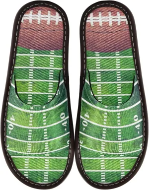 Fisyme Slippers for Women Men Slip-On Open Toe Indoor Outdoor House Shoes Home Slipper